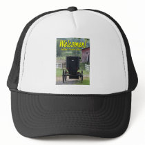 OHCA101.Amish Buggie - Holmes Co OH. Mesh Hats