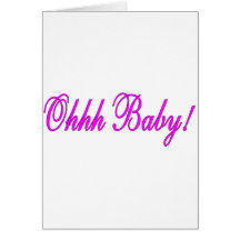 Ohhh Baby (Pink) Cards