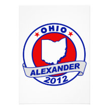 Ohio Alexander Custom Invitation