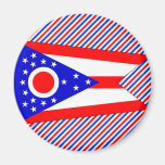 Ohio Flag Fridge Magnet