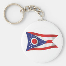 Ohio Flag Keychain