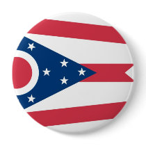 Ohio State Flag Pinback Button