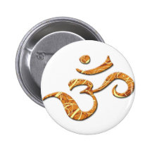 Ohm Symbol in Bronze (Button)