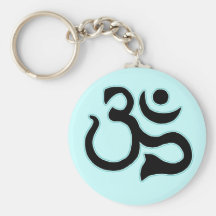 Ohm Symbol Keychain