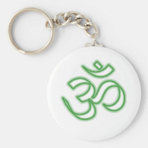 Ohm Symbol Keychain