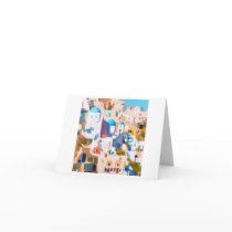 Oia Santorini Greeting Cards
