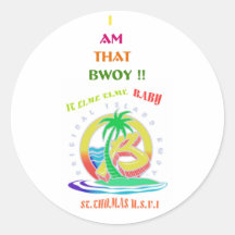 OIB'Z, USVI 1# STICKER