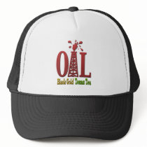 Oil, Black Gold, Texas Tea Mesh Hats