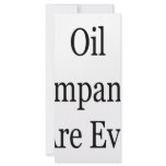 Oil Companies Are Evil rack cards