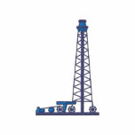 Oil Derrick embroidered shirts