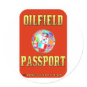 Oil Field Passport ,Oil Field Sticker,Oil