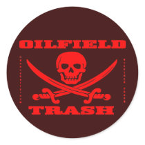 Oil Field Trash Hard Hat Sticker,Oil,Gas,Oilman