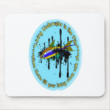 Oil Jerks Mouse Pad