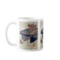 Oil lamps by Shibata, Zeshin Ukiyoe mugs