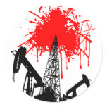 Oil of blood sticker