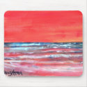 oil painting mouse pad modern abstract sun mousepads