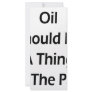 Oil Should Be A Thing Of The Past Rack Card Design