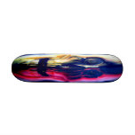 oil skull skateboard