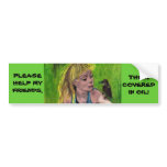 OIL SPILL bumper sticker