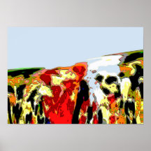 "Oil Spill" Sea of Colours Abstract Print