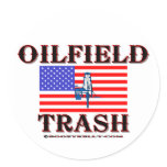 Oil Trash USA Oil Field Sticker