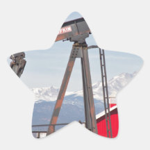 Oil Well Pumpjack Red Barn And Longs Peak Stickers