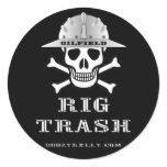 Oilfield Rig Trash,Roughneck Sticker,Oil,Gas,Rigs
