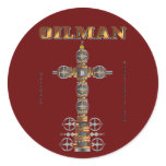 Oilman,Oil Field Sticker,Wellhead,Oil,Gas,Rigs