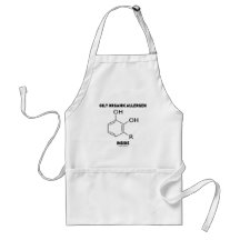 Oily Organic Allergen Inside (Urushiol Molecule) Aprons