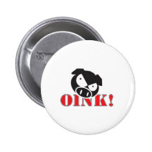 OINK_GraphicReversed Pinback Button