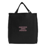 OJD embroidered bags