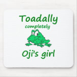 oji's girl mousepads