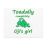 oji's girl post card