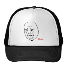 OK Okay face Mesh Hat