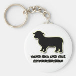 Ok to be a Black Sheep Different Keychain