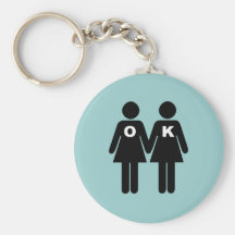 OK TO BE GAY (lesbian) Key Chain