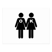 OK TO BE GAY (lesbian) Post Cards