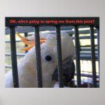 OK, who's going to spring me from this joint? posters