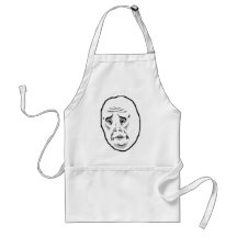 Okay Guy Face Aprons