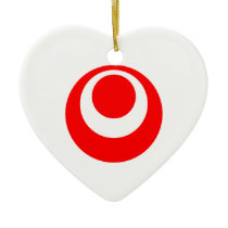 Okinawa Flag Heart