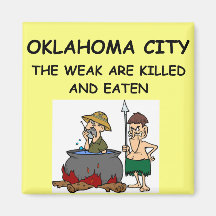 OKLAHOMA city Magnets