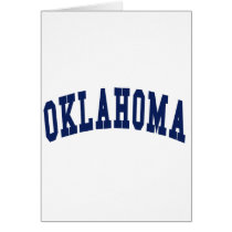 Oklahoma College Greeting Card