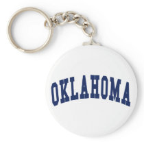 Oklahoma College Key Chain