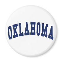 Oklahoma College Refrigerator Magnet