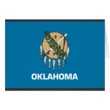 Oklahoma Flag Greeting Cards