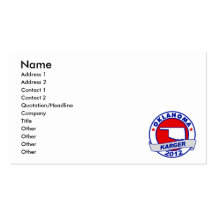 Oklahoma Fred Karger Business Card Template