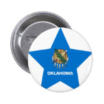 Oklahoma Star Pinback Button