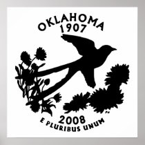 Oklahoma State Quarter Print