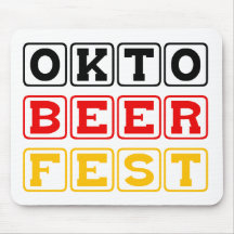 Oktobeerfest: Oktoberfest German Beer Festival Mousemats