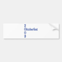 oktoberfest 2009 bumper sticker
